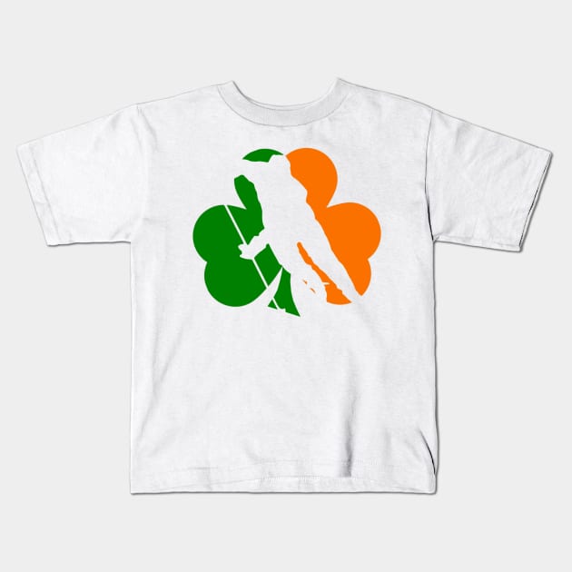 Shamrock Hockey Flag Kids T-Shirt by Shamrock Hockey